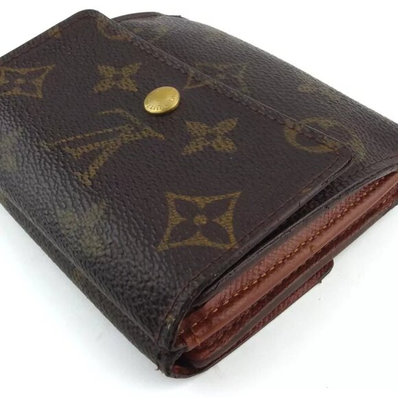 Louis Vuitton W hook purse Monogram beige Monogram canvas Authentic used T18039 - Picture 4 of 9
